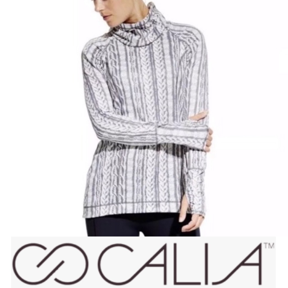 CALIA Mock Neck Performance Top Long Sleeve XS